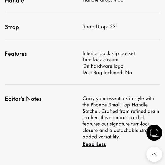 Kate Spade Phoebe Small Top Handle Bag Black - Picture 7 of 7